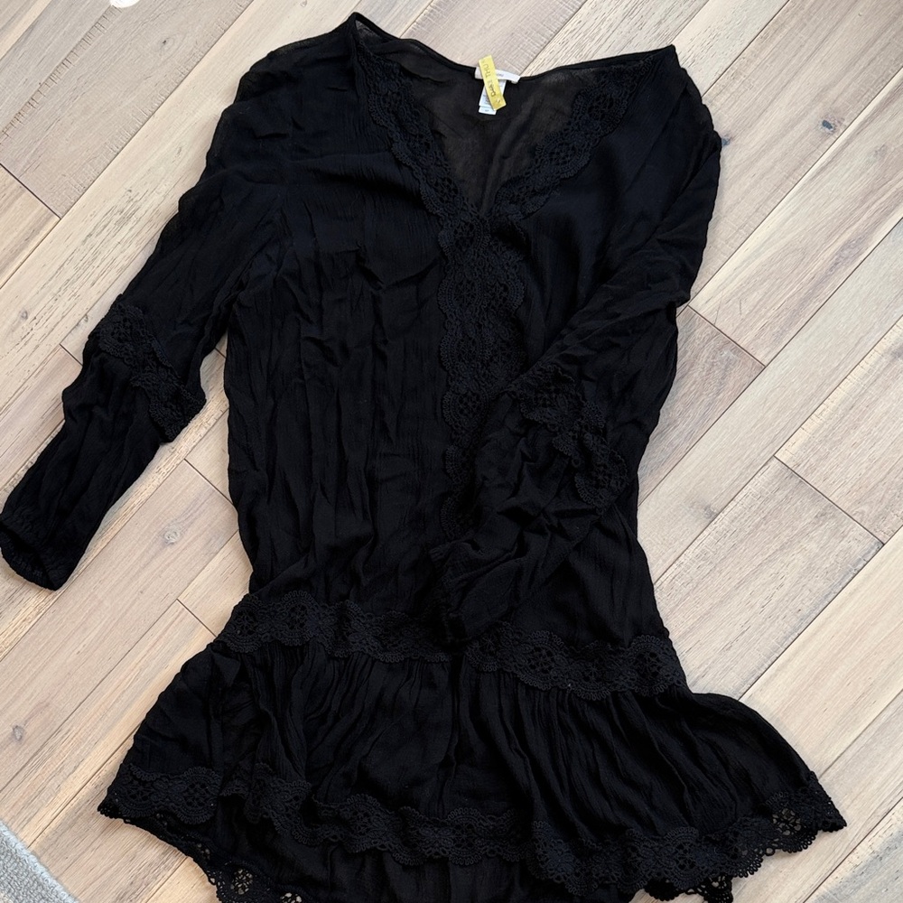 Eberjey Black Swim Coverup